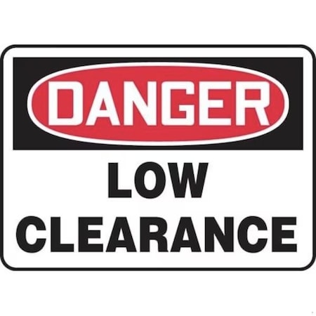 Accuform OSHA DANGER SAFETY SIGN LOW MECR004XL MECR004XL